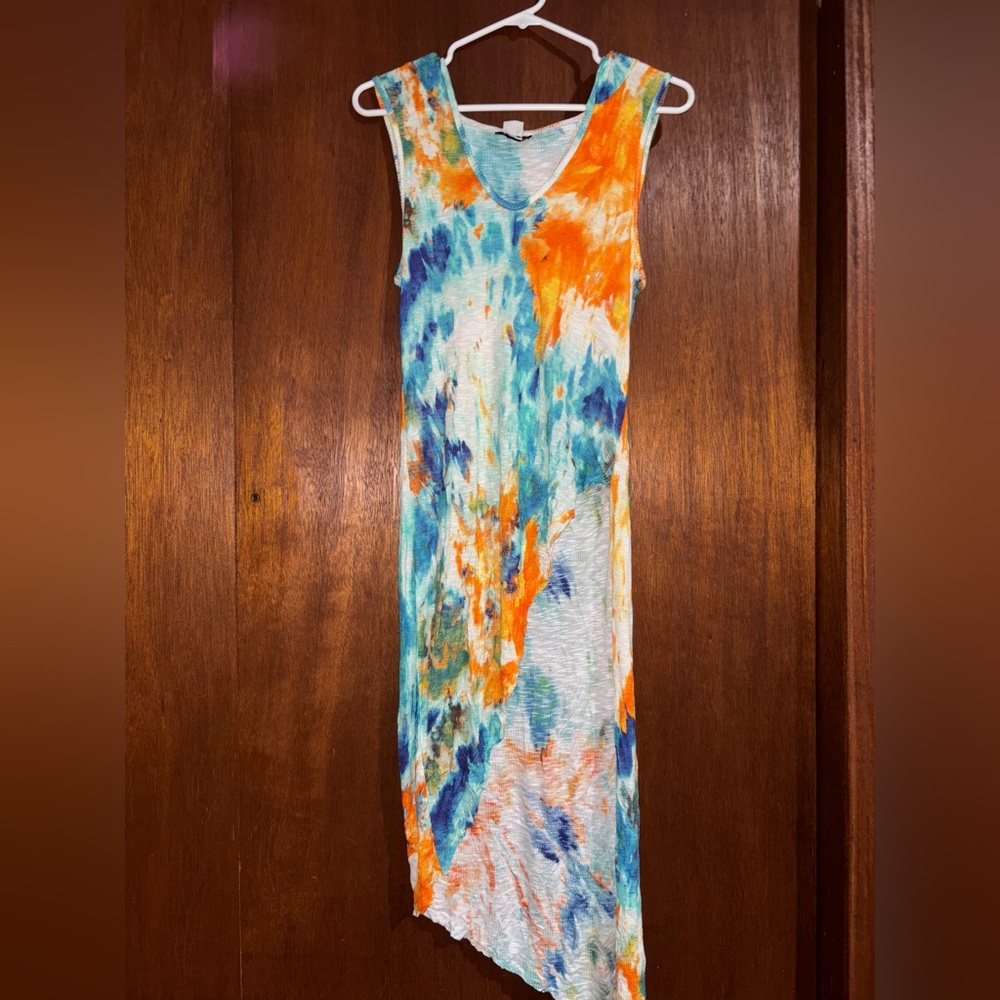 VENUS Vibrant Tie-Dye Maxi Dress